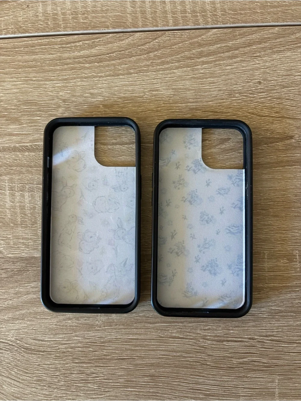 2 Wildflower iPhone 15 Phone Cases - Forget Me Not Floral & Bunnies in Bonnets